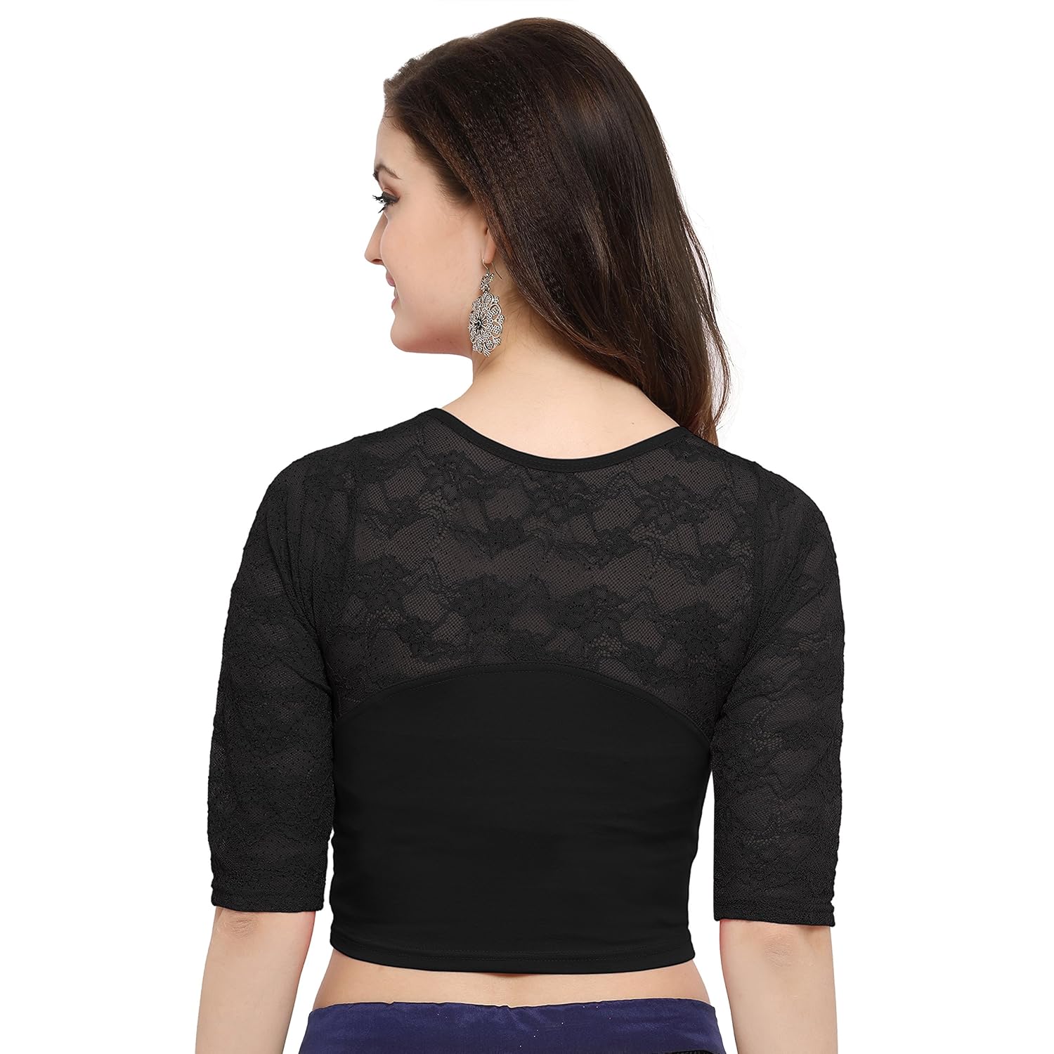 janasya women's long cholis saree blouse