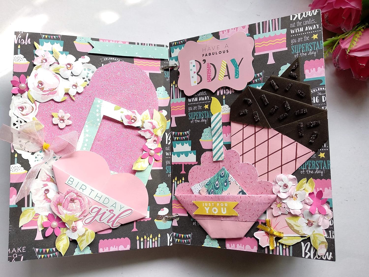 Birthday Girl Scrapbook: Handmade