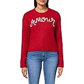 Cinq à Sept Women's Amour Embroidered Shaker Crewneck