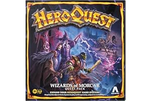 Avalon Hill HeroQuest Wizards of Morcar Quest Pack – Ages 14+ – 2 to 5 Players – Roleplaying Games