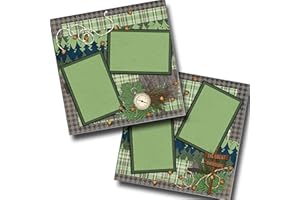 EZSCRAPBOOKS QUICK PAGES The Great Outdoors - Premade Scrapbook Pages - EZ Layout 2083