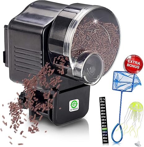 Amazon Com Pelepet Automatic Fish Feeder Aquarium Feeder Fish
