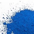 Blue Iron Oxide Powder, Blue Concrete Dye, Blue Concrete Cement Pigment - Concrete Stain for Brick, Cement, Tile, Clay, Lime, Mortar, Grout, Plaster, Paint, Bath Bombs (Blue, 16 oz)