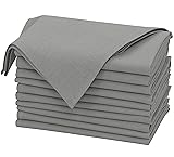 Ruvanti Linen Napkins Set of 12, 18x18 Cloth