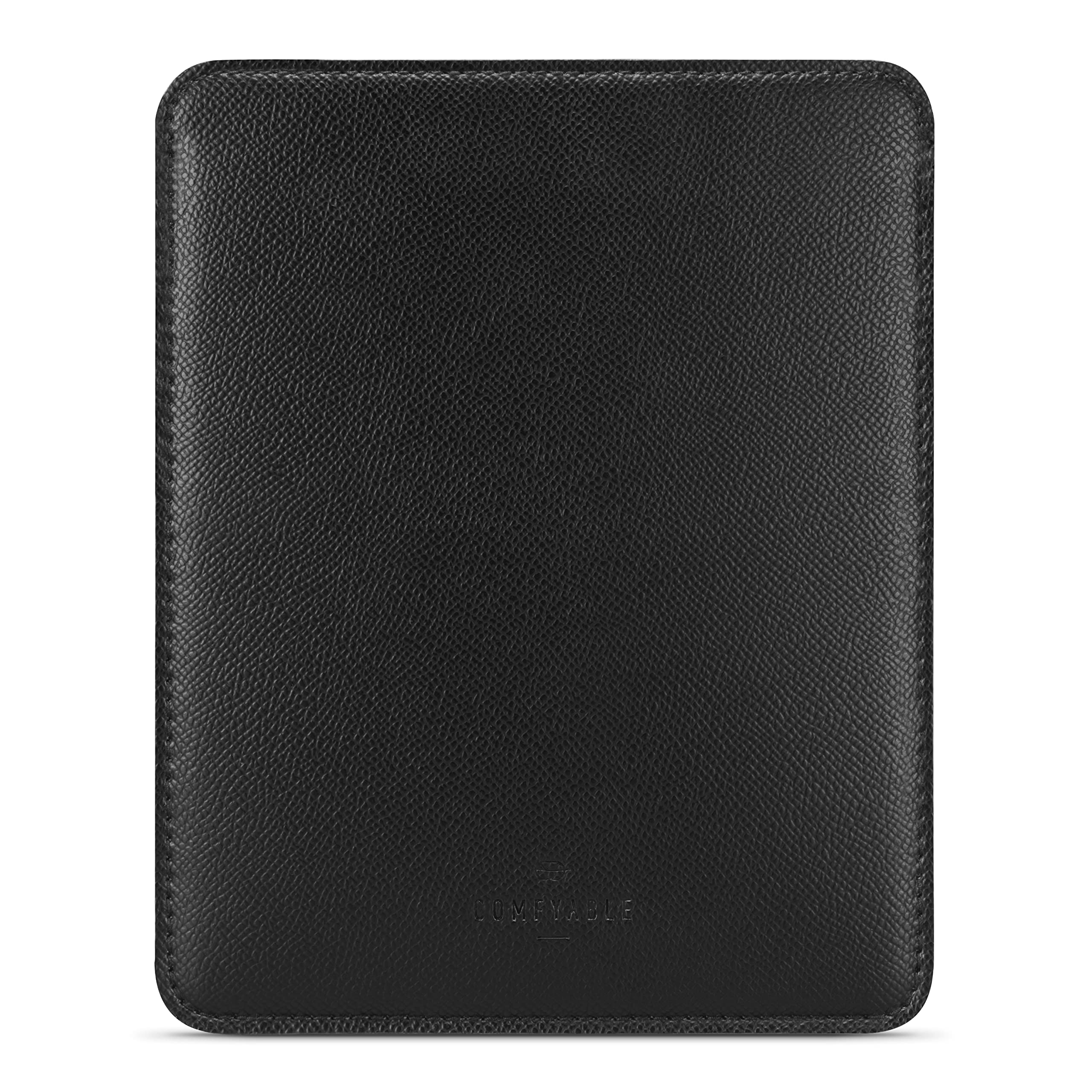 Comfyable E-Reader Sleeve Precisely Compatible for 7 Inch Kindle Paperwhite Colorsoft Edition, 6.8 Inch Kindle Paperwhite 5 (11th Generation 2021), PU Faux Leather Protective Pouch Case, Black