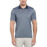 Perry Ellis Men's Icon Polo Shirt with Solid, Breathable, Moisture-Wicking Fabric (Sizes Small-5xl)