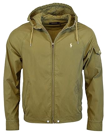 polo cotton blend windbreaker