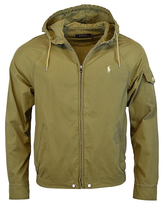 polo cotton blend windbreaker