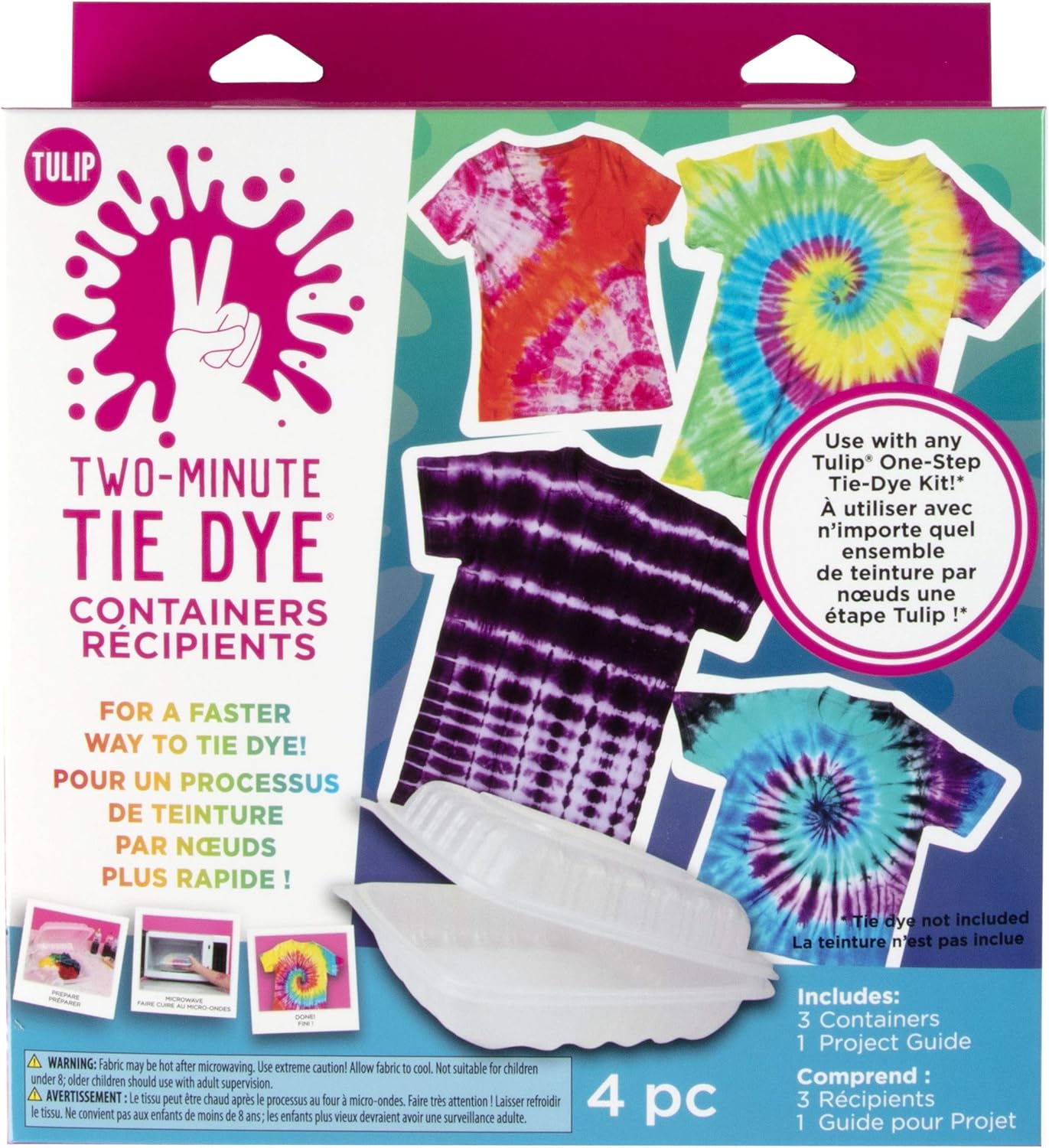 pic Tulip One Step Tie Dye Kit Instructions amazon com tulip one step tie dye kit