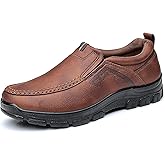 COSIDRAM Men's Slip-On Loafers for Men Casual Comfort Lightweight Walking Shoes with Flexible Sole Breathable Microfiber Upper, Easy Slip On Driving Moccasins for Daily Wear