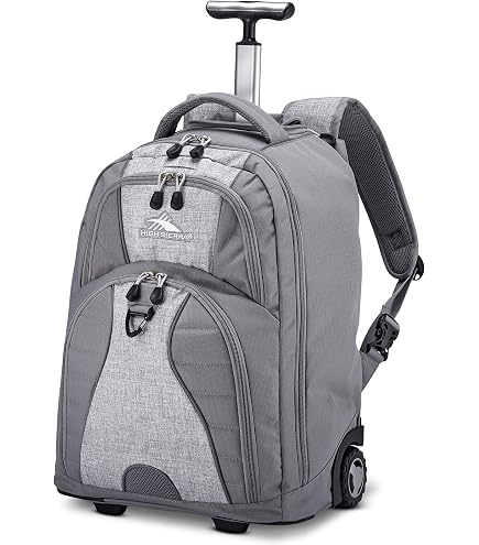 High Sierra Freewheel Pro Wheeled Backpack with 360 Degree Reflectivity, Adjustable Handle, Large Main Compartment, and Laptop Sleeve, Aquamarine : Sports & Outdoors