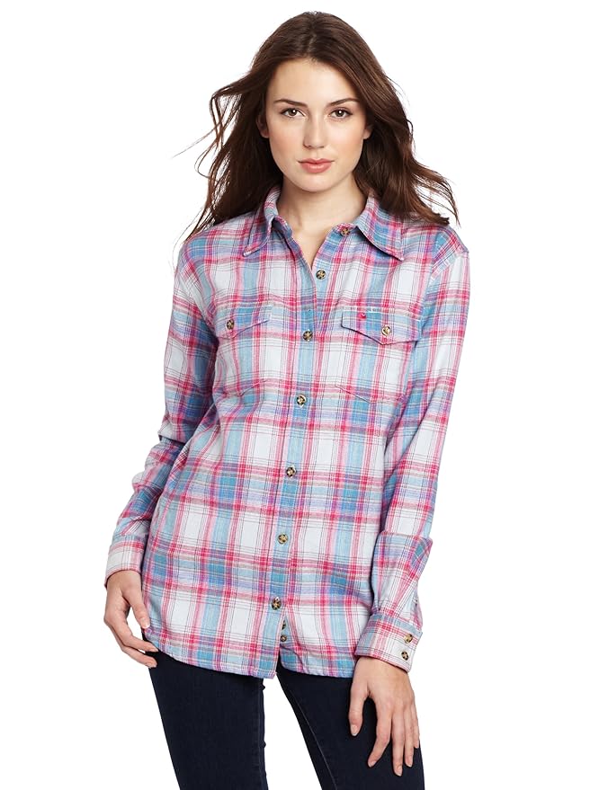 Buy Carhartt Women's Hamilton Flannel Shirt Midweight Button Front