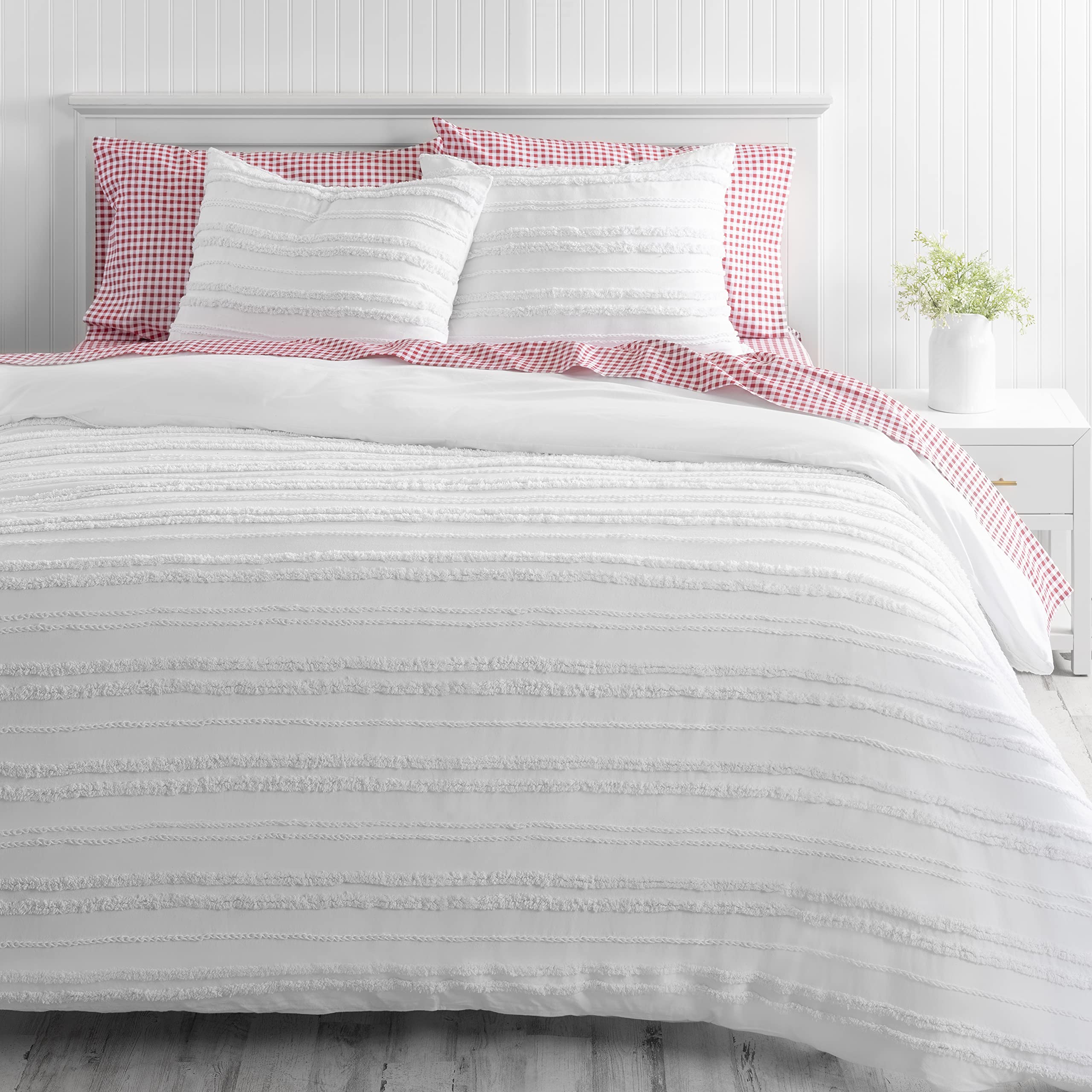 MARTHA STEWART London Stripe Chenille King Size