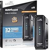 ARRIS SURFboard SB6190 32x8 DOCSIS 3.0 Cable Modem - Retail Packaging - Black