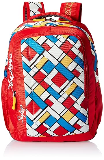 Skybags Polyester 30 Ltrs Red Casual Backpack (BPHELFS6RED)