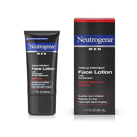 Neutrogena Men T/Prot Lot Spf20 1.7Z