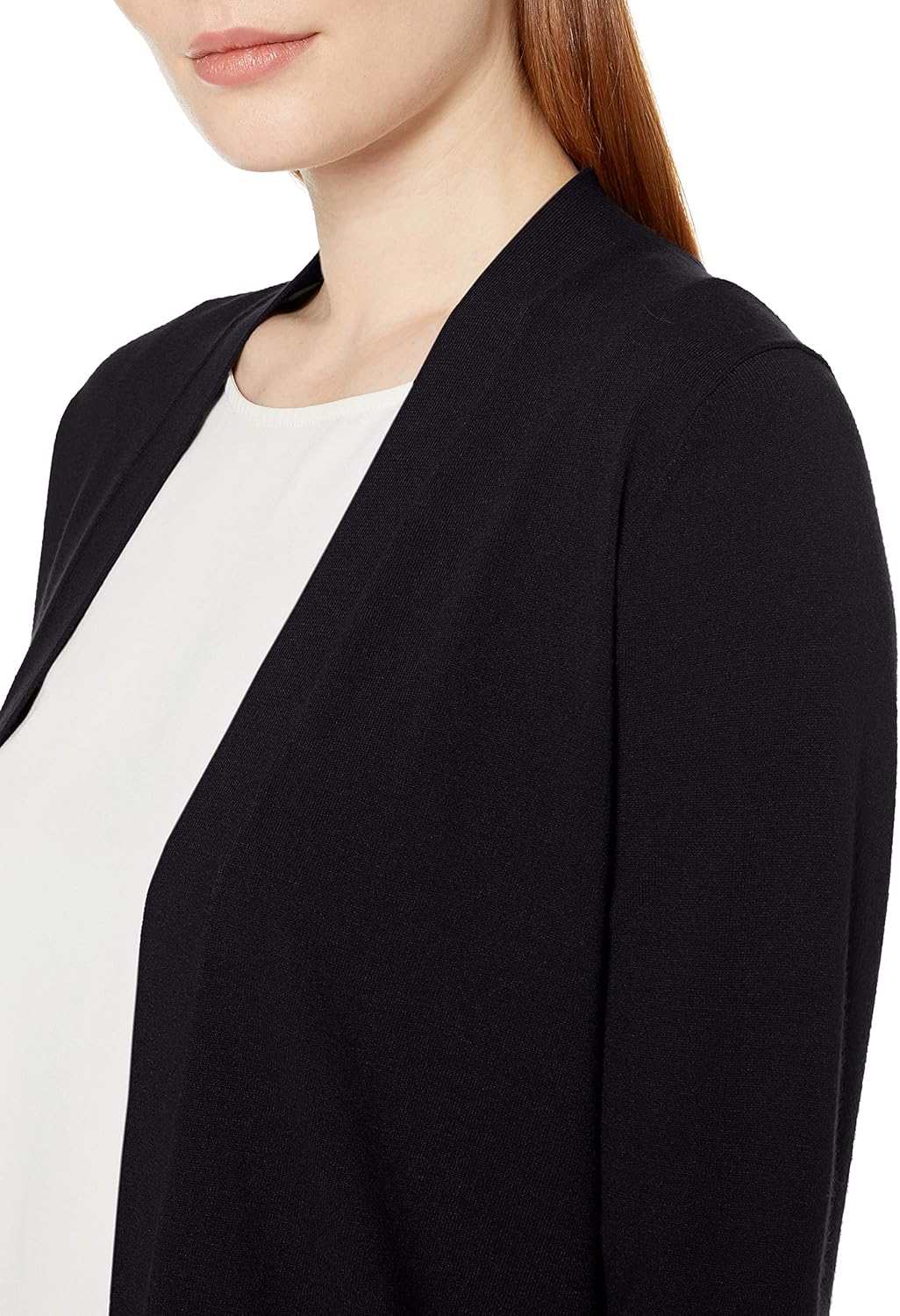  Brand - Lark & Ro Women's Premium Viscose Blend Lightweight Long Sleeve Open Front Cardigan: Clothing