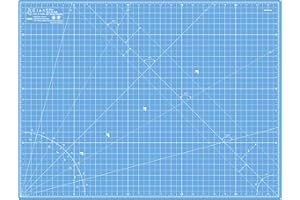 Elan Cutting Mat A2 Blue, Self Healing Cutting Mat 18x24 Inch, 5-Ply Craft Board Blue, Hobby Board for Crafts 18x24 Inch