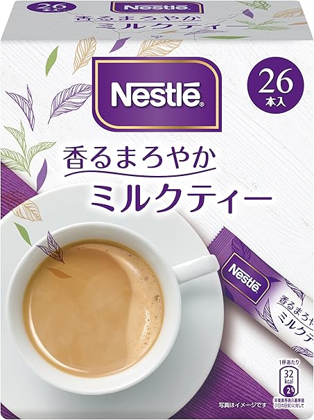Amazon ネスレ 香るまろやか ミルクティー 26p 紅茶 通販