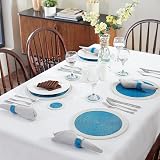 Penguin Home Handcrafted Glass Beaded Placemats Coasters Napkin Rings Set 12 view 3