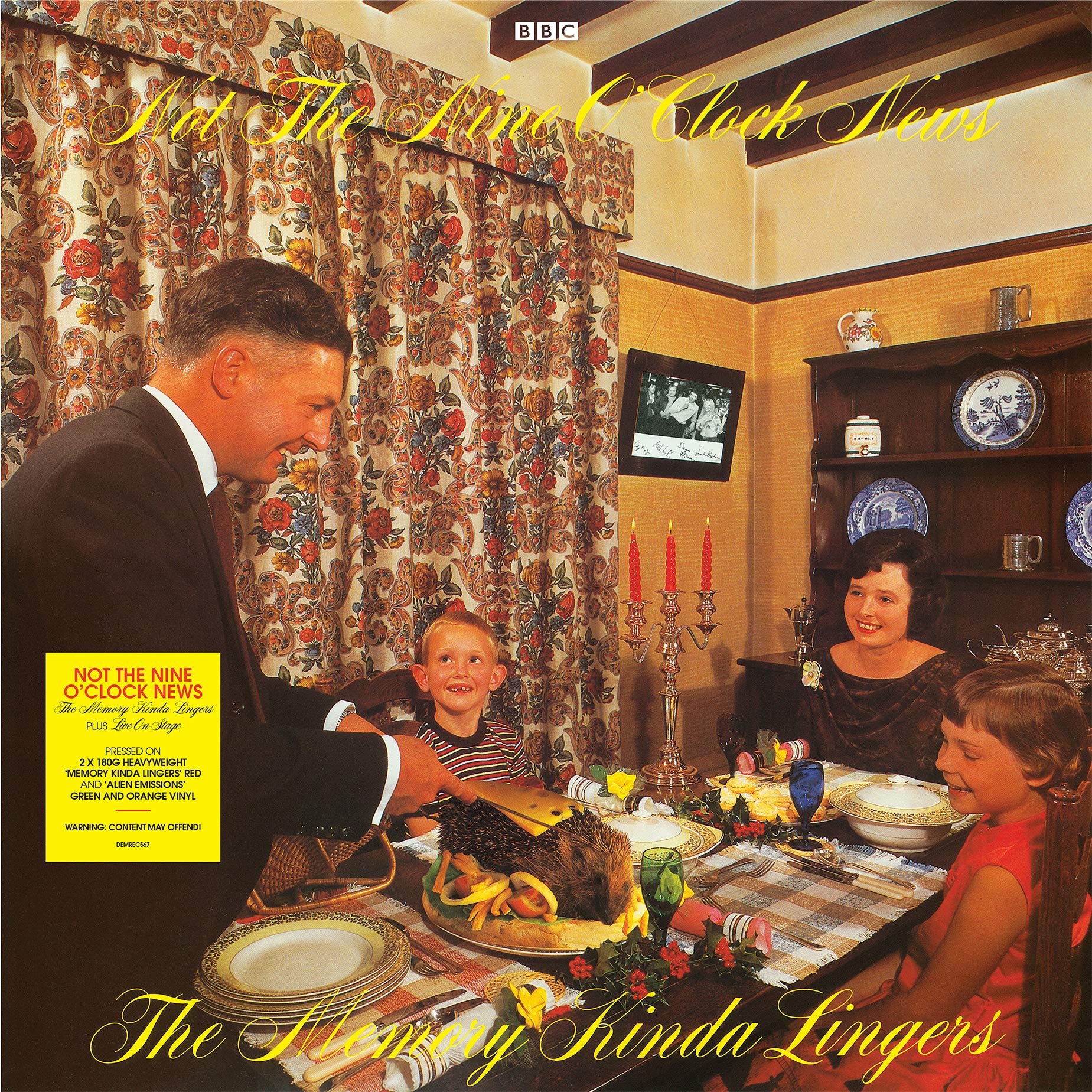 Not The Nine O' Clock News - The Memory Kinda Lingers (180g 'Memory Kinda Lingers' Red and 'Alien Emissions' Orange Vinyl [VINYL]