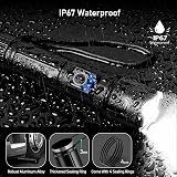 Blukar LED Flashlight Rechargeable 5000mAh IP67 Waterproof 5 Modes view 5