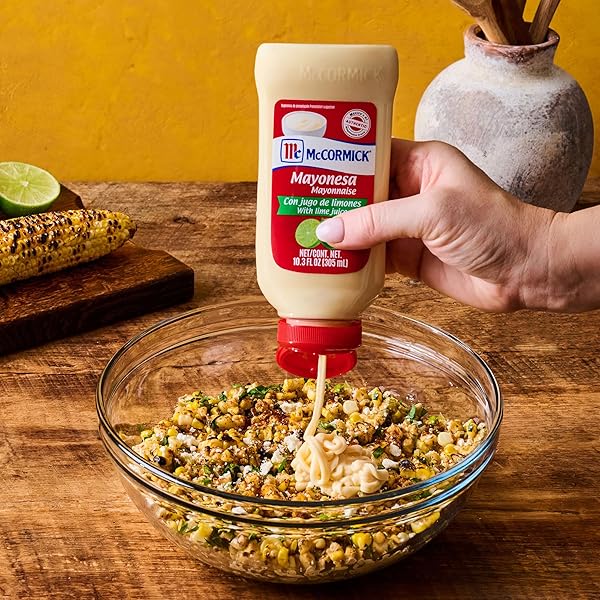 MCCORMICK MAYONESA (MAYONNAISE) WITH LIME JUICE, 10.3 FL OZ