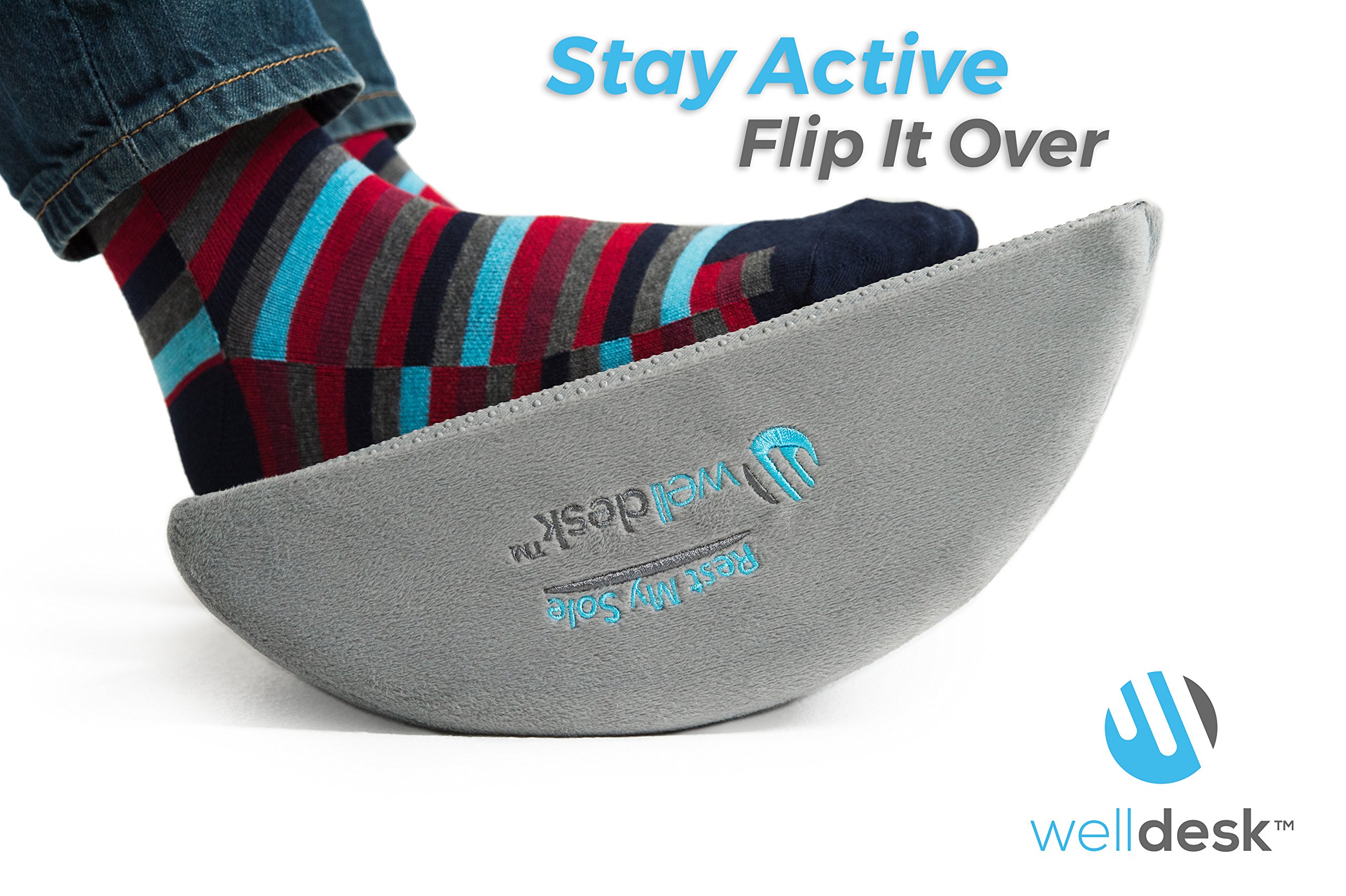 Rest My Sole Foot Rest Cushion for Under Desk Ergonomic Footrest