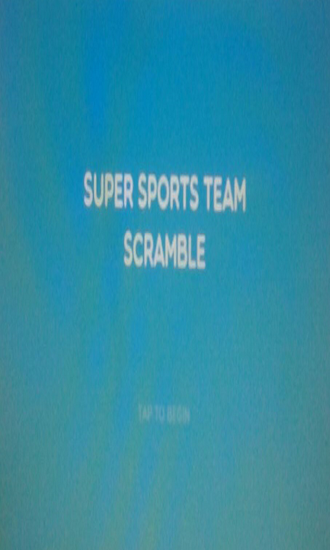 Super Sports Team Scramble