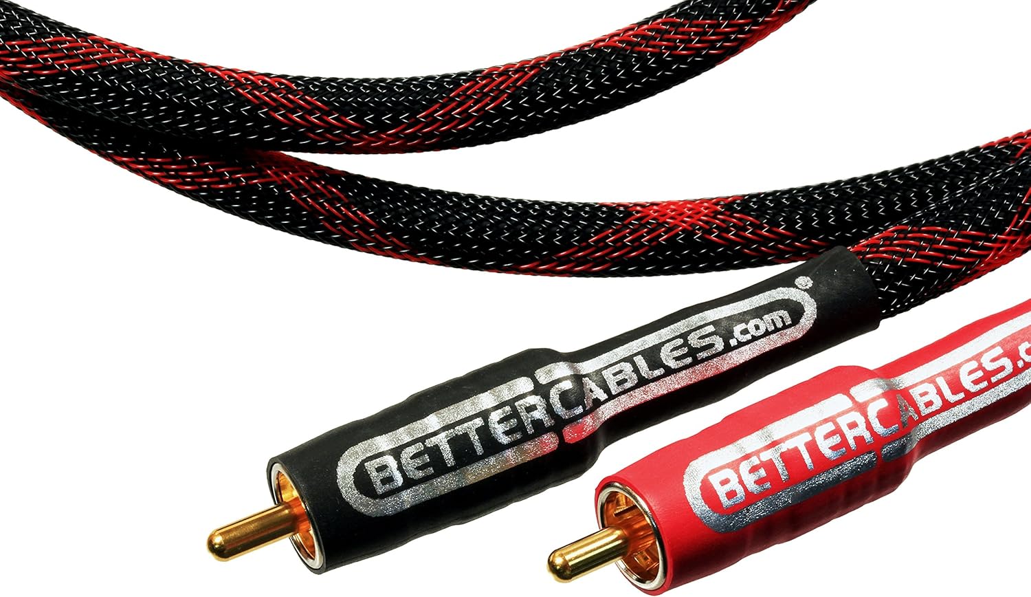Better Cables RCA Cables - 3.28 feet (1 meter) - Stereo PAIR (2 cables) - Silver Serpent Anniversary Edition Audio Interconnect Cable - High-End, High-Performance, Premium Hi-Fi Audio: Electronics