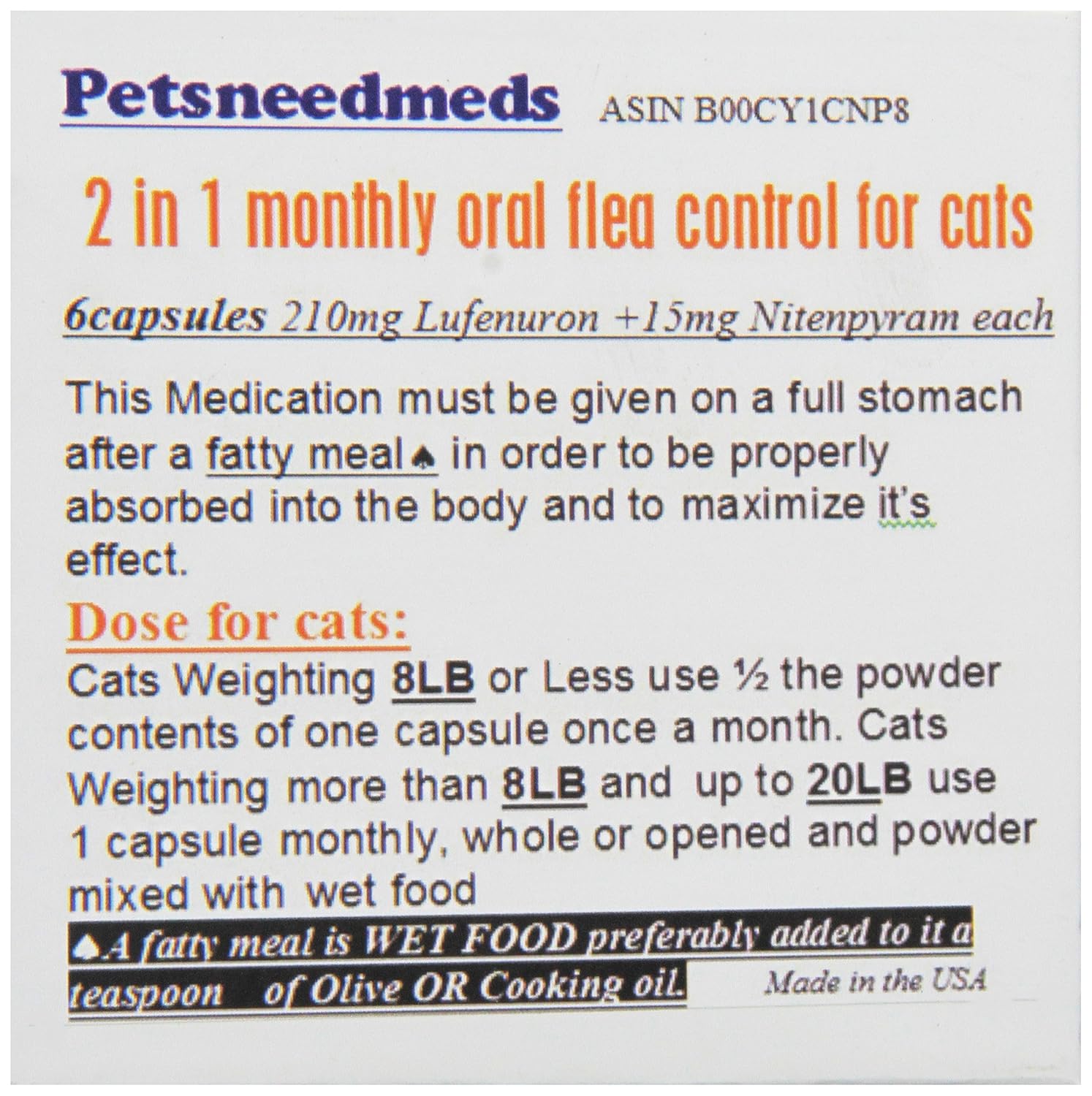 lufenuron nitenpyram