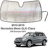 Amazon Com Coverking Custom Windshield Sunshade For Select Mercedes Benz Glk350 Models Reflective Mylar Foam Silver Automotive