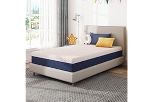 Gelsea 6 Inch Full Size Mattress, Gel Cooling Memory Foam Mattress in A Box, Medium Firm Feel for Back Pain Relief, CertiPUR US Certified