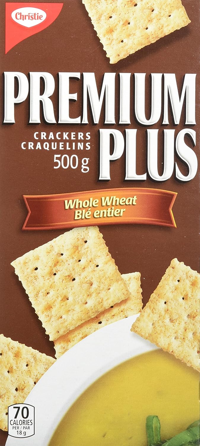 Premium Plus Christie Whole Wheat Crackers 500 gm Amazon.ca Grocery