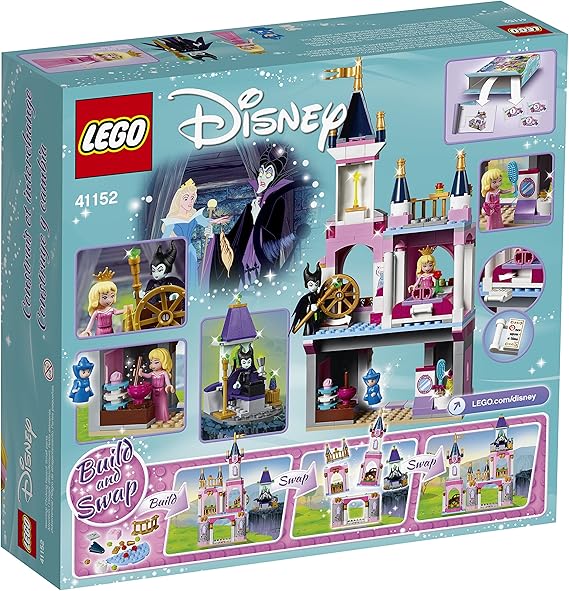 sleeping beauty fairytale castle lego