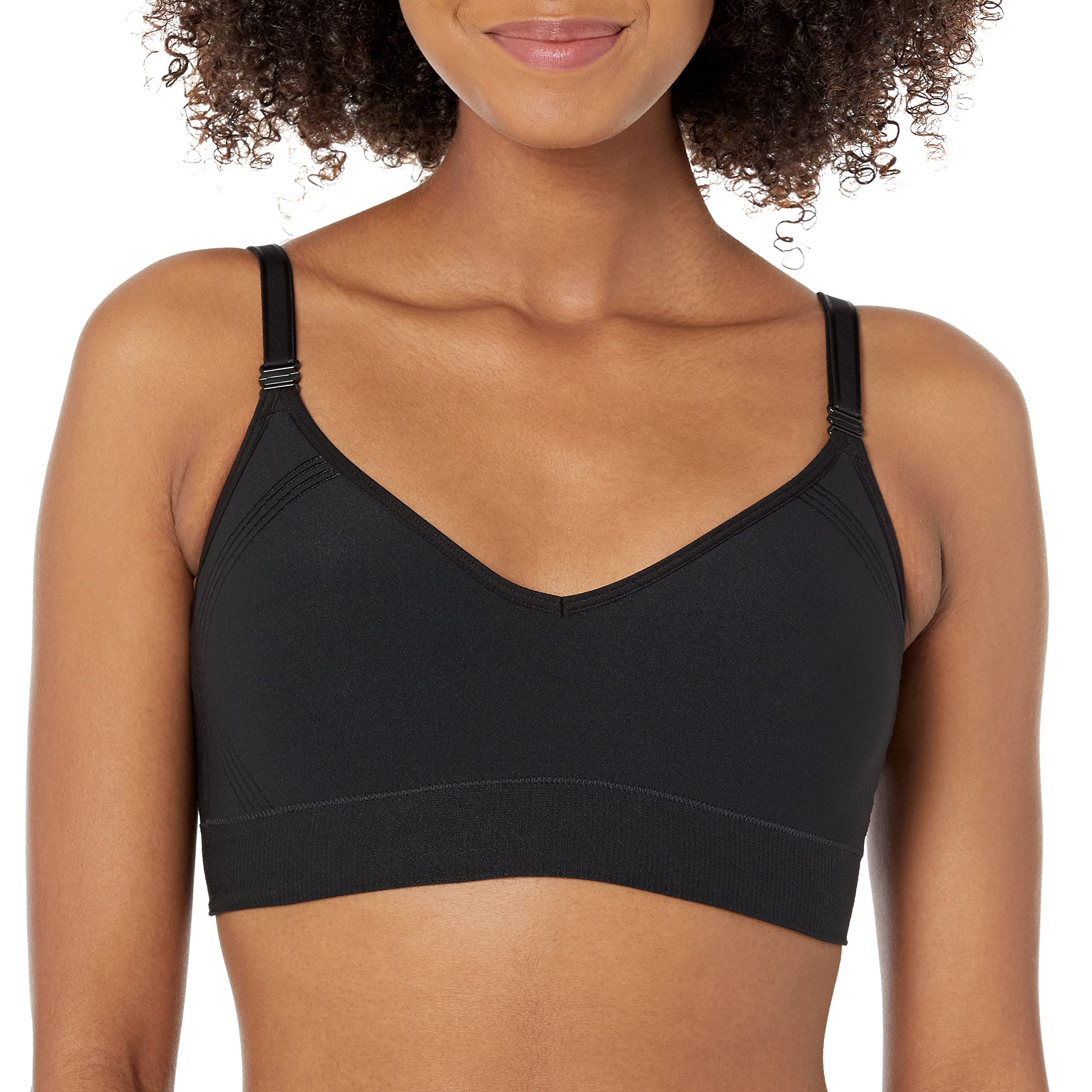 Photo 1 of *large* Warner's Women's Easy Does It Wireless Lift Convertible Comfort Bra RN0131A, Black, Large