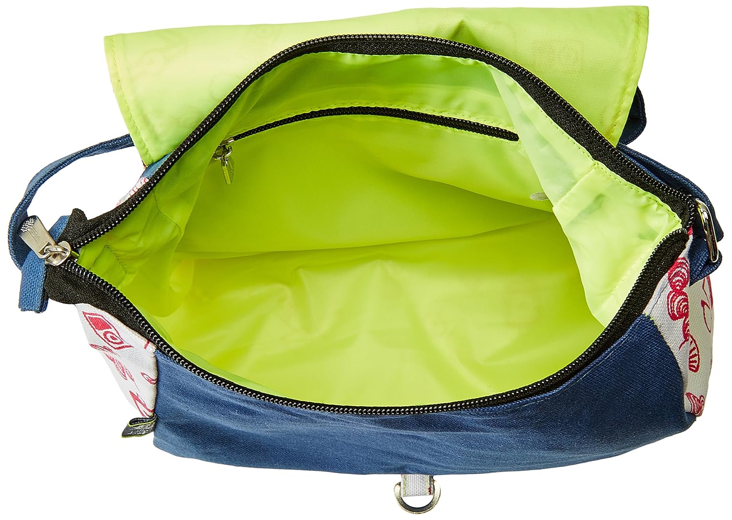 kanvas katha women's sling bag (navy blue) (kkvgt001)