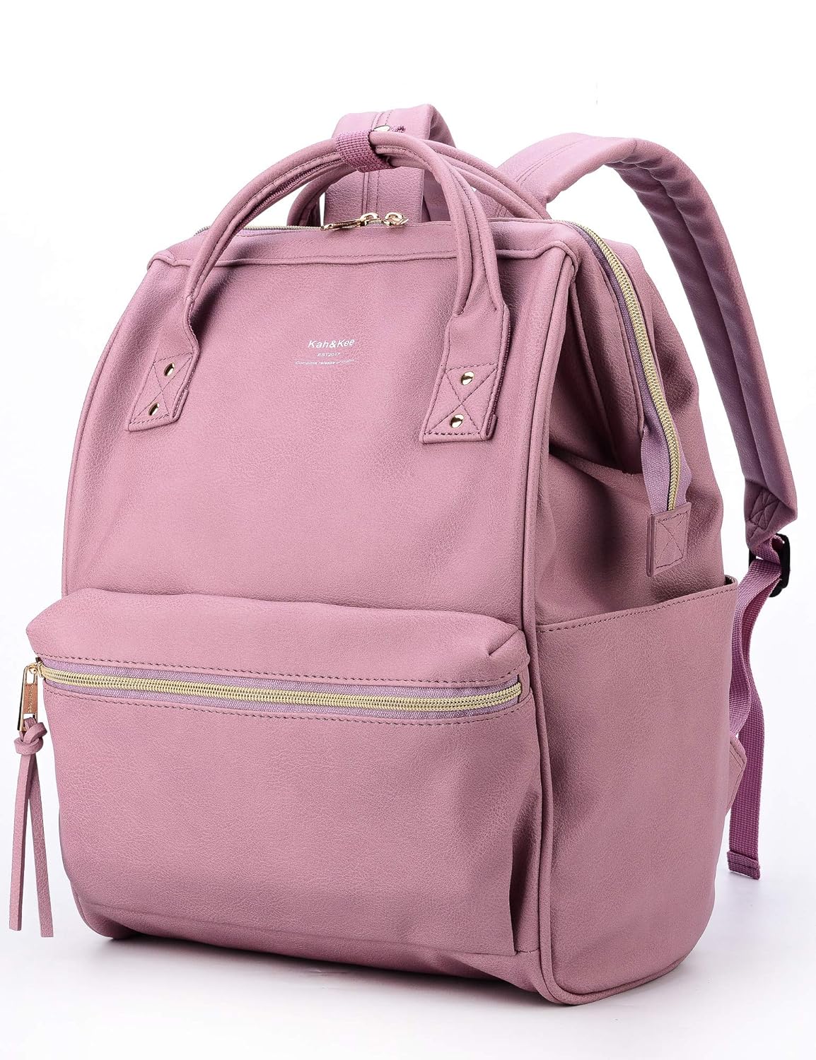 kah&kee leather backpack diaper bag