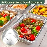 Zuvo Aluminium Foil Baking Trays 10 Pack 32x20x3.3cm Without Lids view 3