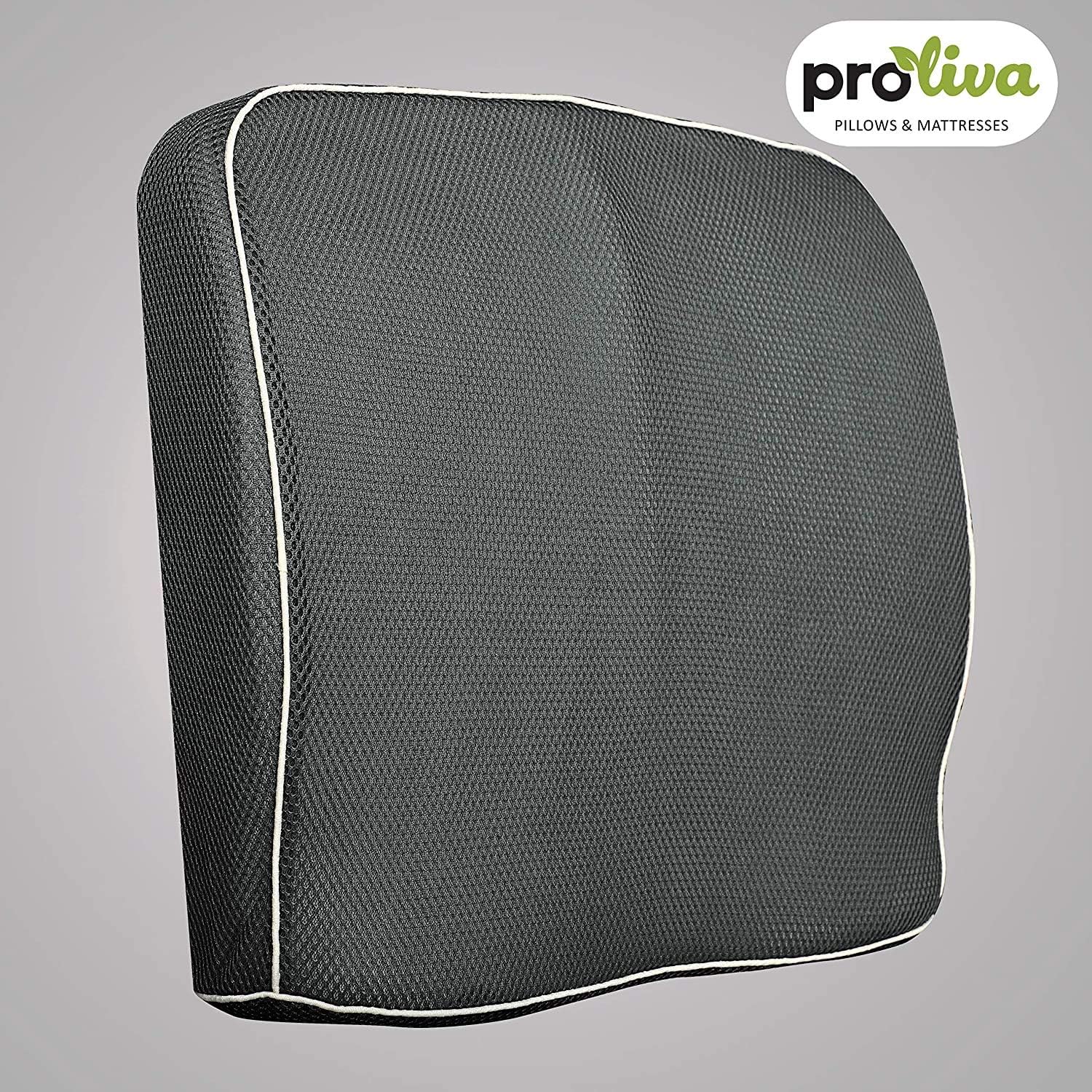 Proliva Orthopedic Memory Foam Spine Lumbar Full Backrest Cushion For Back Pain Relief Compatible With Computer,Car…
