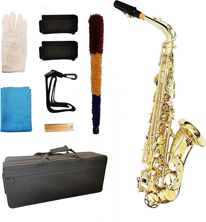 Triumph Alto Saxophone Lacquer Gold E Flat 6430L Amazon.ca Musical