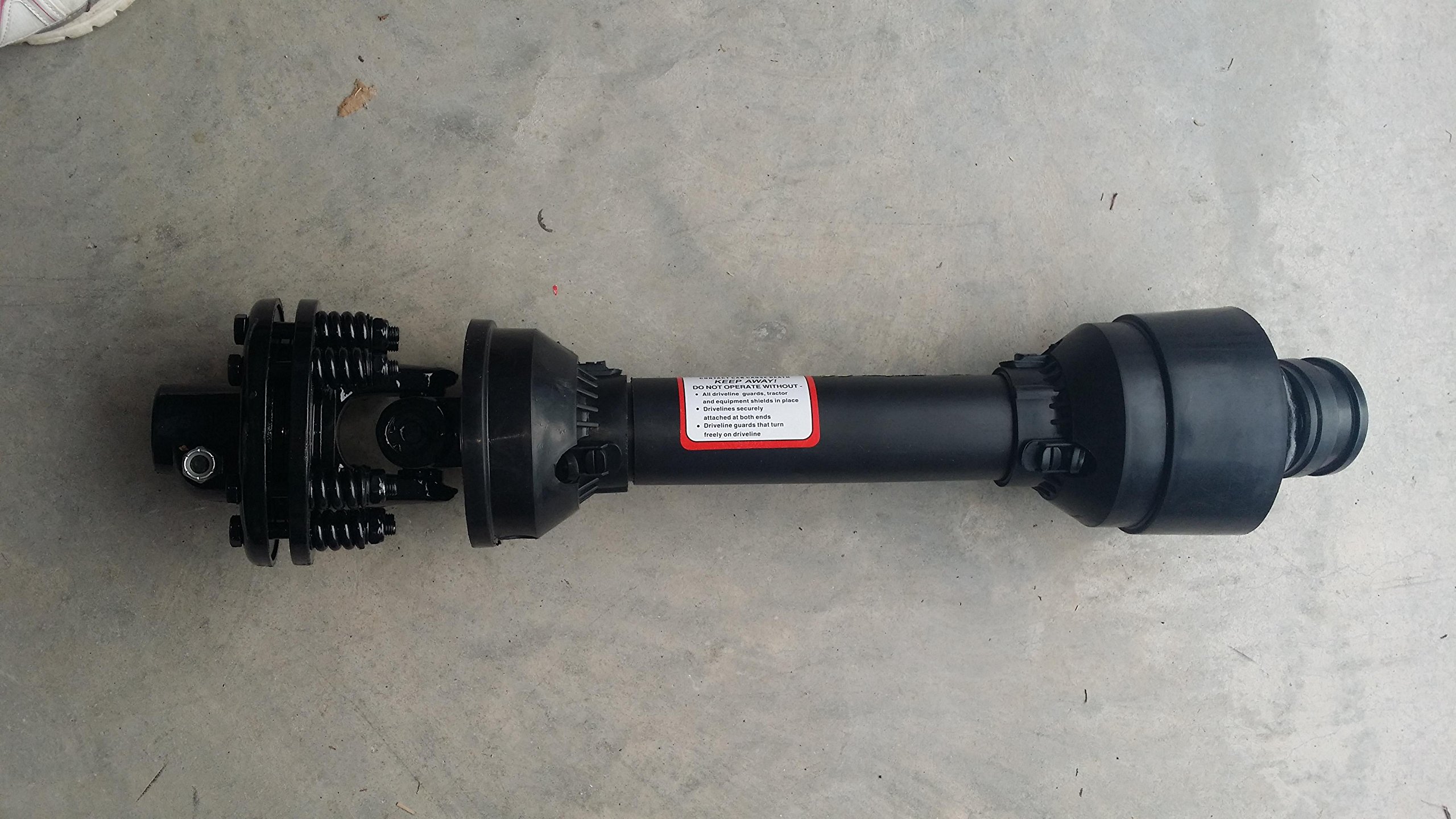 Replacement 3Point Tiller Slip Clutch Pto Shaft With 6" Diameter