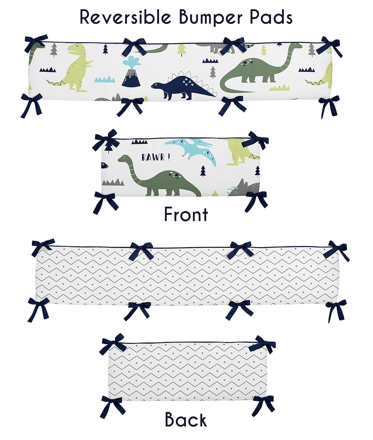 mod dinosaur crib bedding