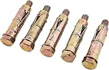 Amtech S5935 5 Piece M10 x 70mm Expansion Bolts view 1