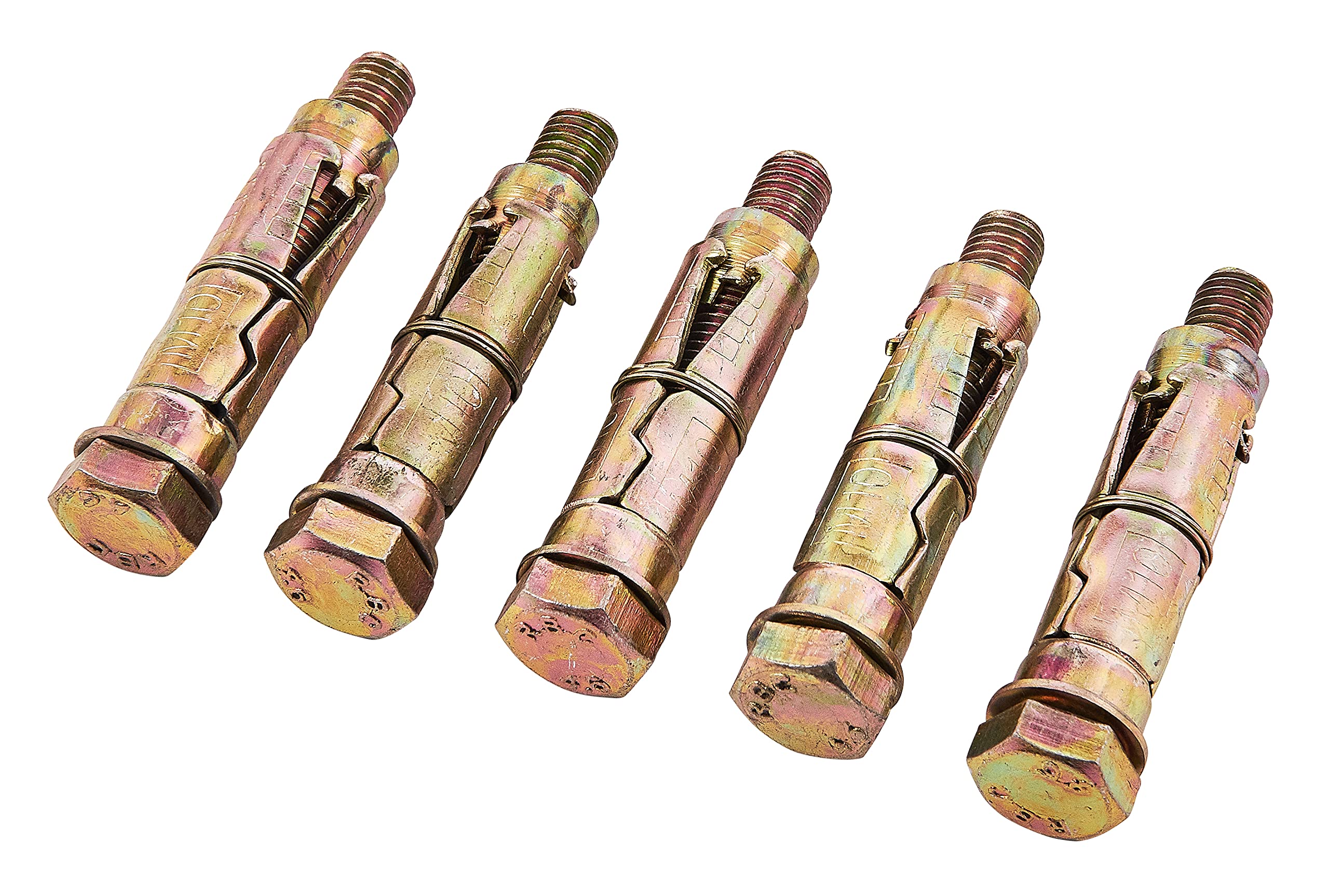 Amtech S5935 5 Piece M10 x 70mm expansion bolts