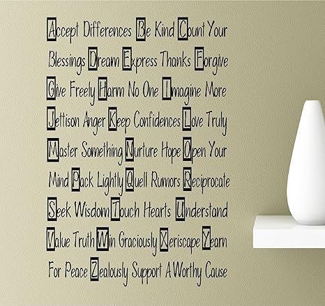 Accept Differences Be Kind Count Your Blessings Dream Express