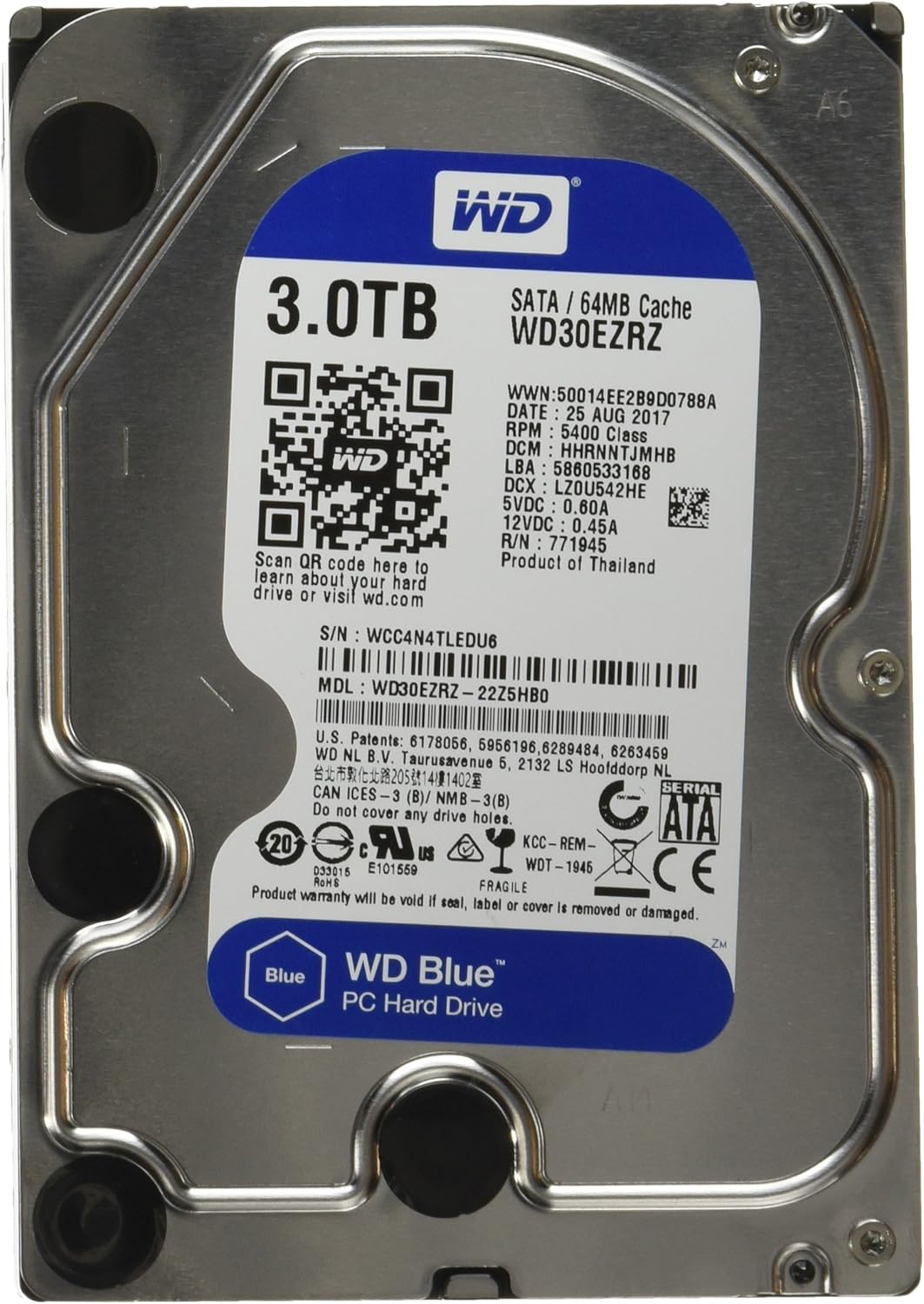 Western Digital WD30EZRX Caviar Blue: Amazon.co.uk: Electronics