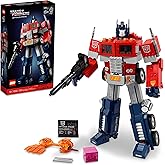 LEGO Icons Optimus Prime 10302 Transformers Figure Set, Collectible Transforming 2-in-1 Robot and Truck Model Building Kit fo