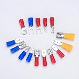 Vwoqiy 280 Pcs Insulated Electrical Connectors Kit - Terminals Spade Ring Fork view 3