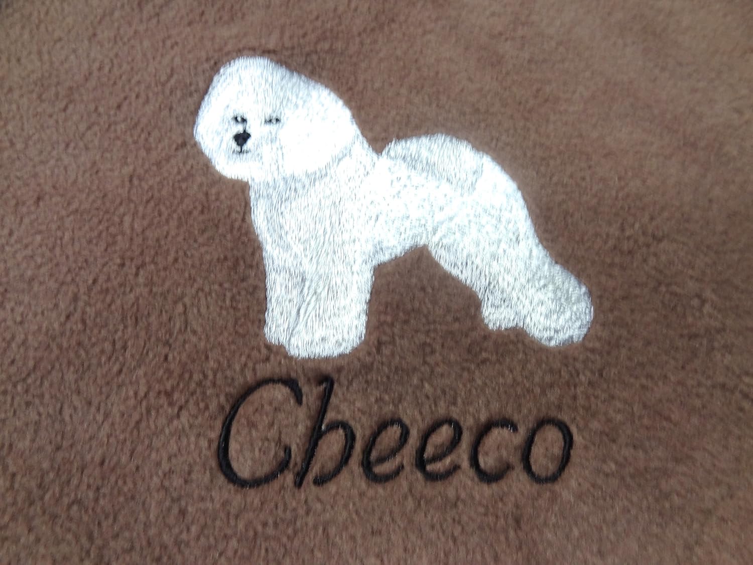 embroidered dog blankets